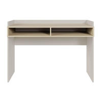 SCHREIBTISCH Kaschmirbeige / Eicheoptik, 120 × 53 cm - Taupe/Eichefarben, Holzwerkstoff (55/123/87cm) - Selsey