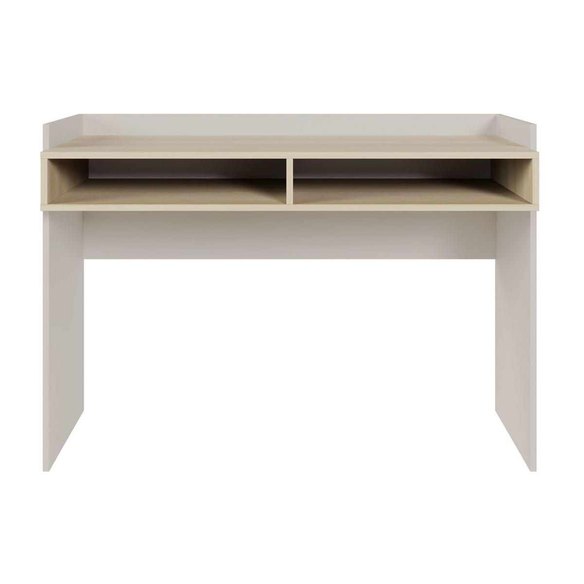 SCHREIBTISCH Kaschmirbeige / Eicheoptik, 120 × 53 cm - Taupe/Eichefarben, Holzwerkstoff (55/123/87cm) - Selsey