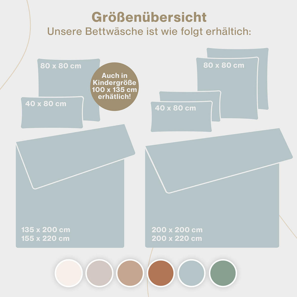 BETTWÄSCHE Musselin, 100% Baumwolle, 135/200 cm & 40/80 cm - Blau, Textil (135/200cm) - Blumtal