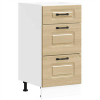 KÜCHENUNTERSCHRANK Kalmar Sonoma-Eiche Holzwerkstoff - Sonoma Eiche, Holzwerkstoff (46/81.5/40cm) - vidaXL