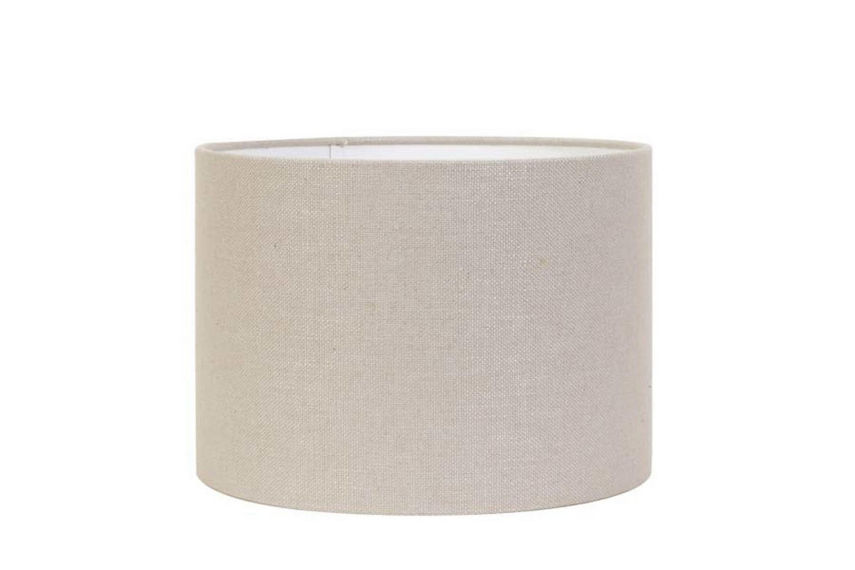 LAMPENSCHIRM Livigno Grau Ø50/38 cm - Grau, Textil (50/50/38cm) - Light & Living