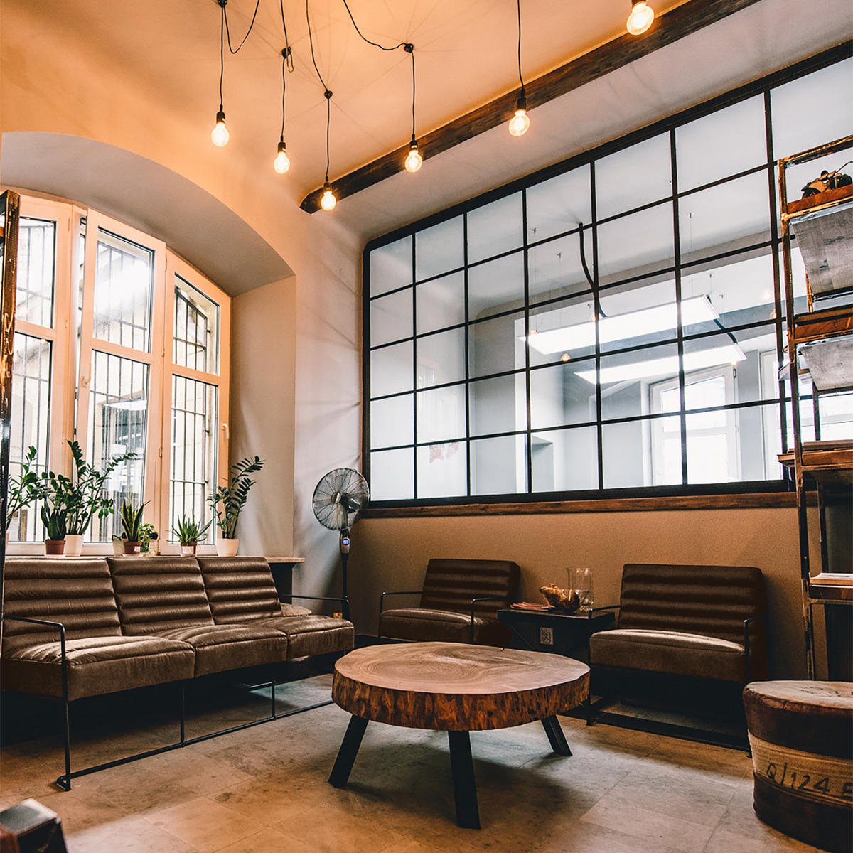 3-SITZER SOFA - Antiklederlook - Grau, Textil (181/81/78cm) - home24