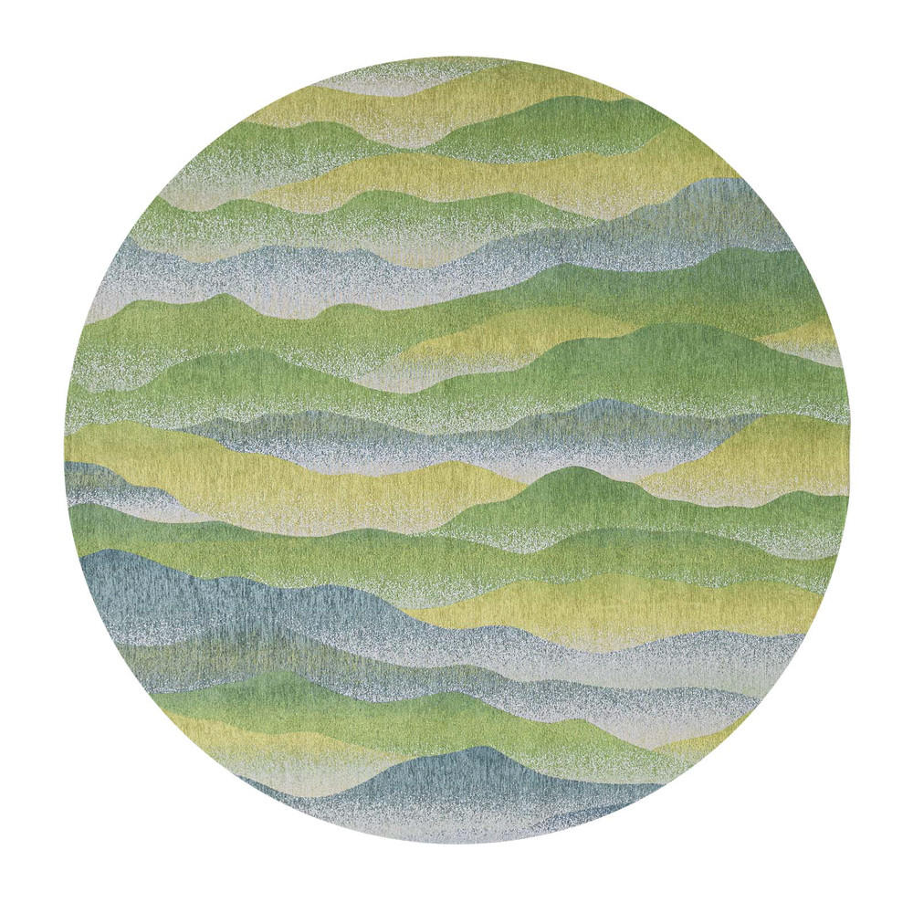 TEPPICH Spring Gallery 240/240 cm - Grün, Textil (240/240cm) - Louis De Poortere