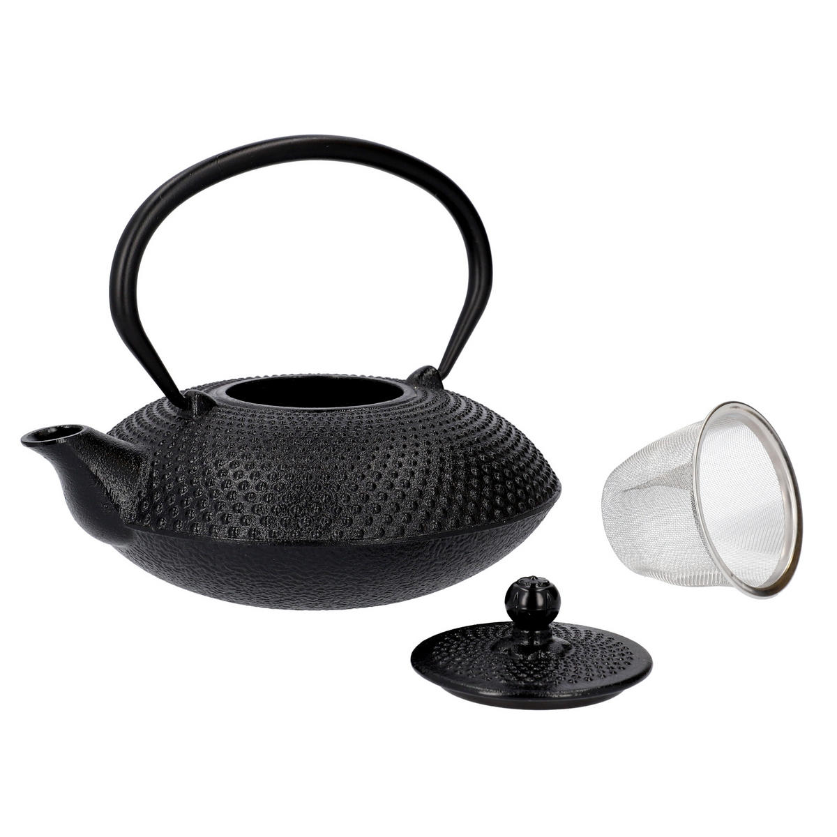 TEEKANNE Andreas schwarz 0,8 l - Schwarz, Metall (18/9/18cm) - Homla