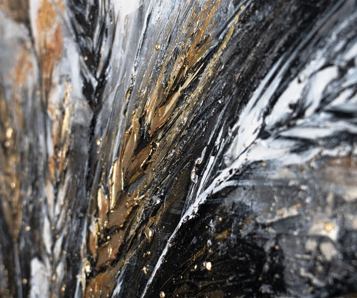GEMÄLDE Stacheln auf Keilrahmen 115x50 cm - Braun, Holz (115/50cm) - YS-art gallery