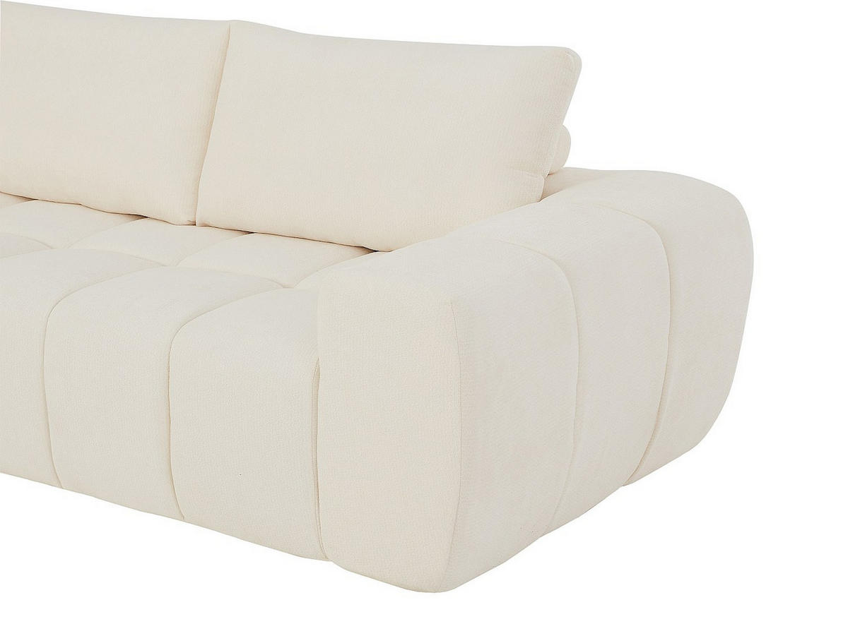 SOFA - 6 Personen - stoff - beige Lavezo - Beige, Textil (300/82/209cm) - Vente-Unique