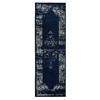 VINTAGE-LÄUFER Sia 80/240 cm - Blau, Kunststoff (80/240cm) - benuta