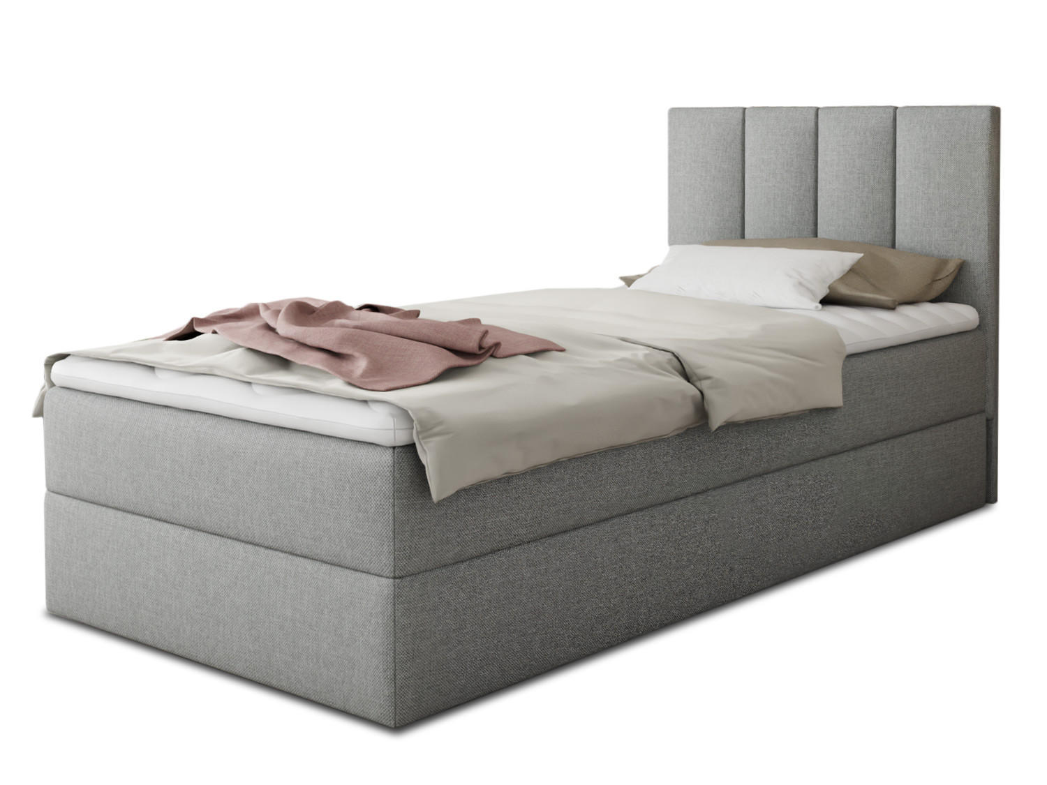 Sofnet Boxbett Grau 90x200 cm