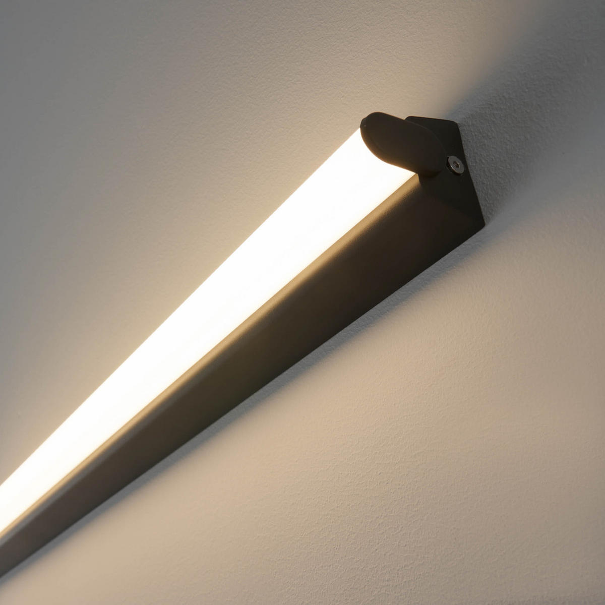 WANDLEUCHTE Wani, Schwarz, 60cm - Schwarz, Metall (4.5/60/60cm) - KOSILUM