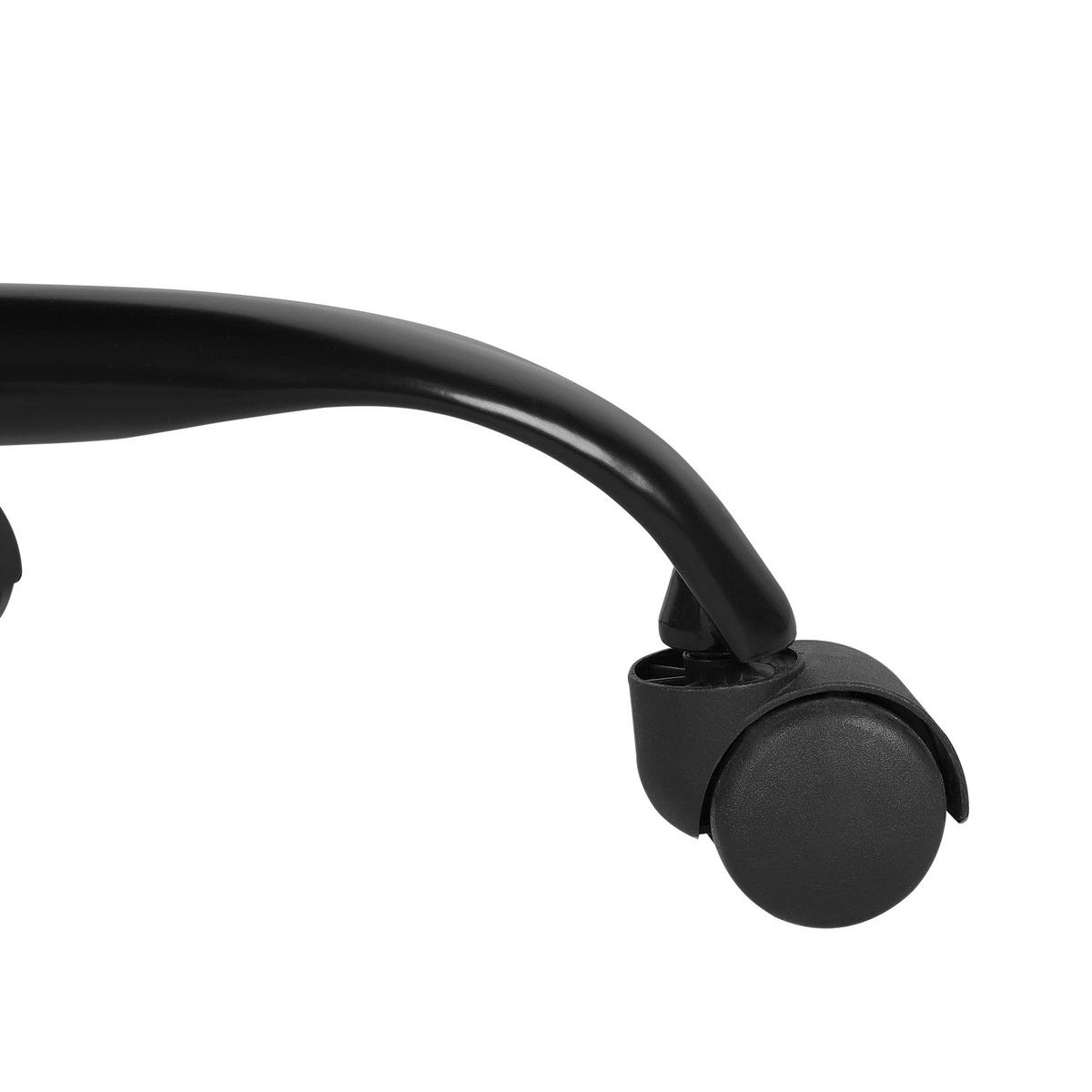 BÜROSTUHL Kunstleder Hellbraun/Schwarz Success - Schwarz, Textil/Metall (60/117/60cm) - Beliani