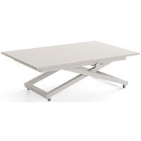 COUCHTISCH Axen höhenverstellbar ausziehbar, Kaschmir 120-160/80/38-75 cm - Kaschmir/Beige, Holzwerkstoff/Metall (80/160/75cm) - WFL GROUP