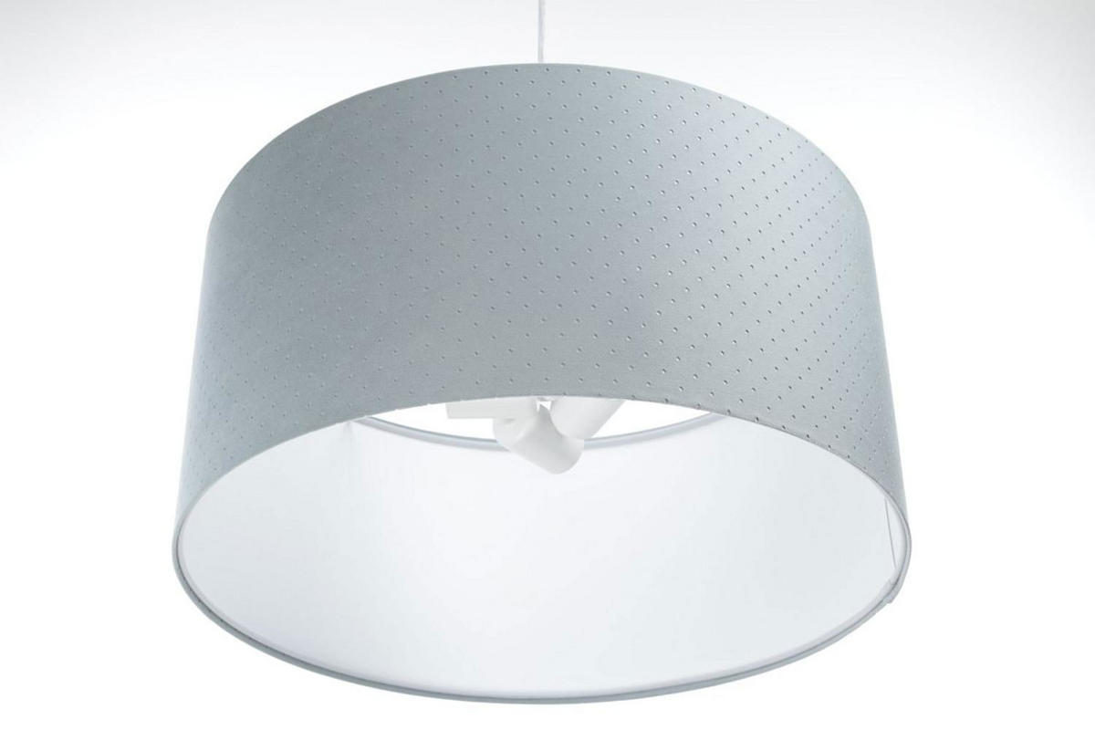 HÄNGELEUCHTE Blau 60/30 cm - Blau/Weiß, Kunststoff (60/1.1/30cm) - ONZENO