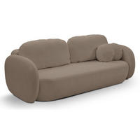 SITZSOFA Caffe Latte LIO Mit Schlaffunktion Sicuro - Beige, Textil (238/86.5/101cm) - Sepro Meble