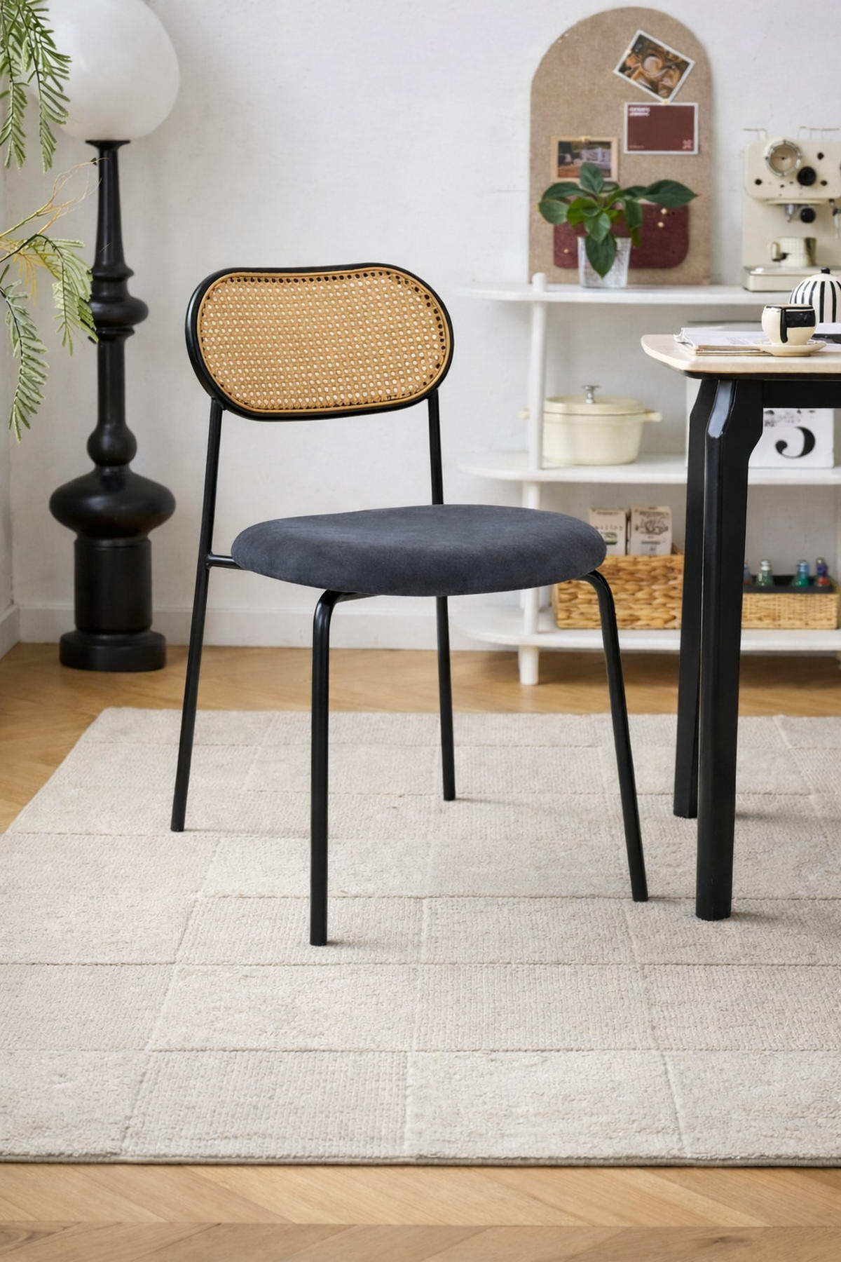 STUHL 2er-Set Kunstleder Schwarz - Schwarz, Textil (49/81/50cm) - Nordlys