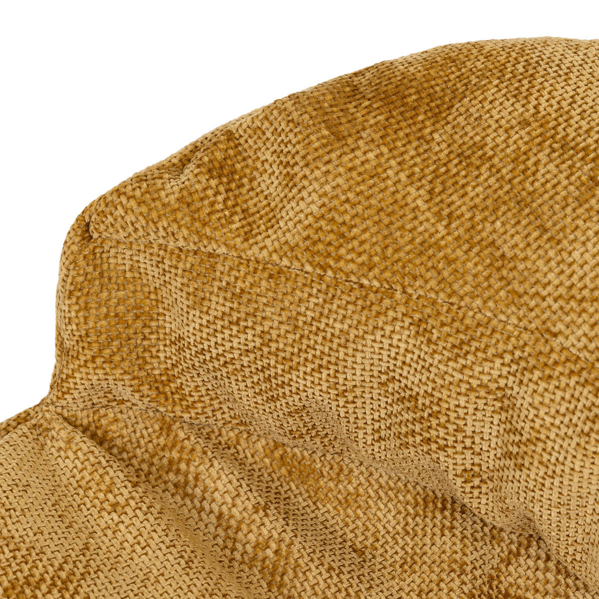 SITZSACK aus Chenille Orb - Gelb, Textil (86/61/86cm) - icon
