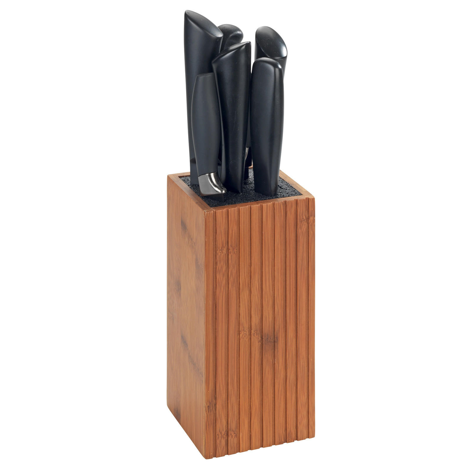 MESSERBLOCK Bambus Mera - Braun, Naturmaterialien (10/22/10cm)