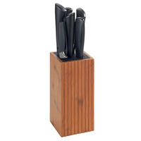 MESSERBLOCK Bambus Mera - Braun, Naturmaterialien (10/22/10cm)