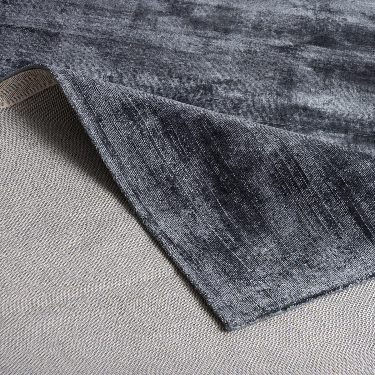 LUXUS DESIGNER TEPPICH ROMA - Anthrazit, Textil (70/140cm) - Pergamon