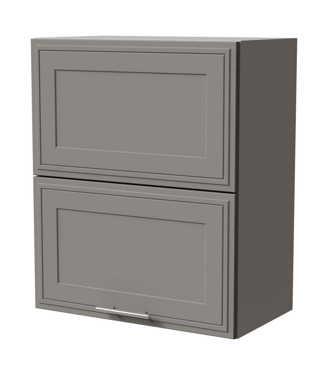 KLAPPHÄNGESCHRANK Salo W8B/60-AV Grau / Dust Grey Matt 60 / 32,5 / 72cm - Grau, Holz/Holzwerkstoff (60/72/32.5cm) - Feldmann-Wohnen