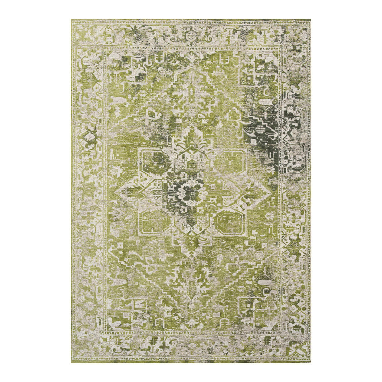 TEPPICH Olive Wood Tabriz 170/240 cm - Grün, Textil (170/240cm) - Louis De Poortere