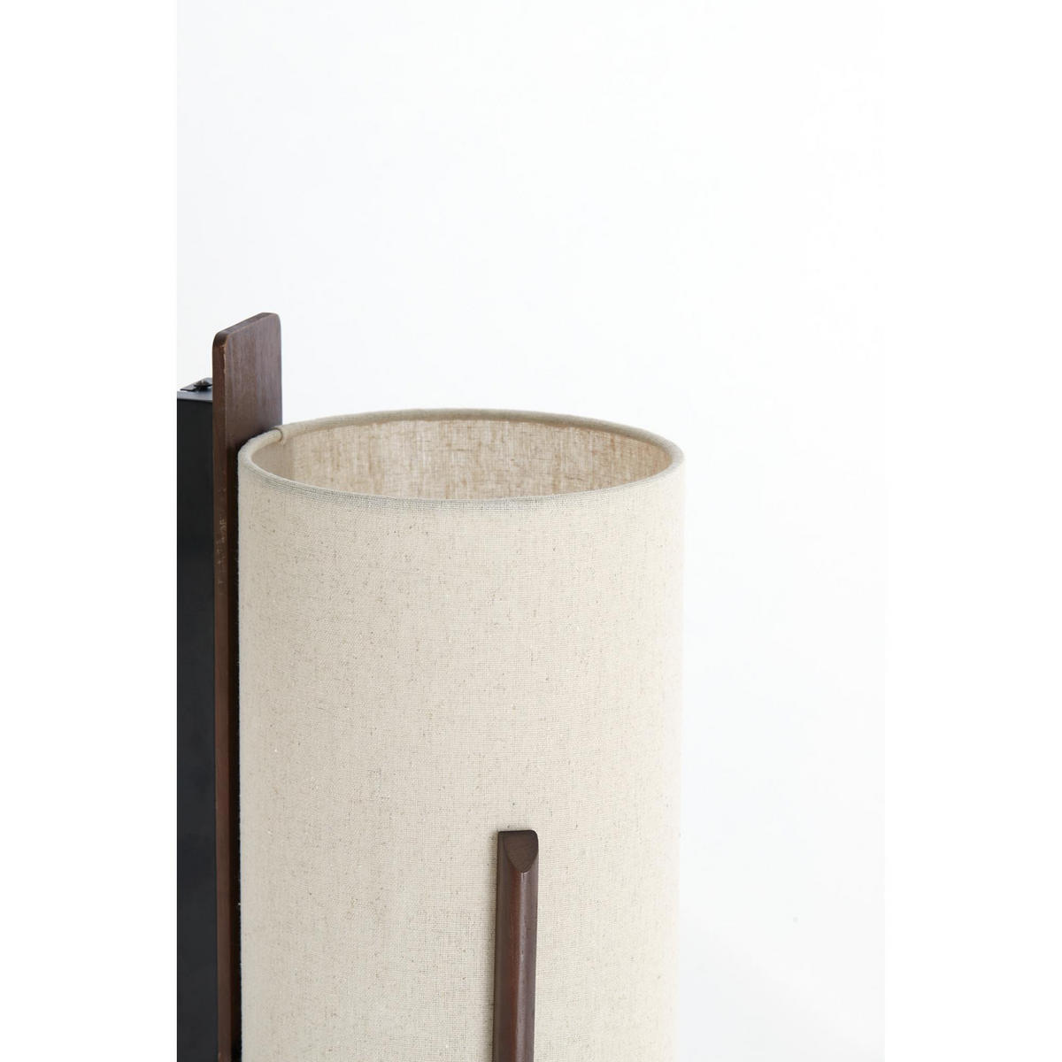 WANDLEUCHTE Litto Braun 22/18/36 cm - Braun, Holz (18/36/22cm) - Light & Living