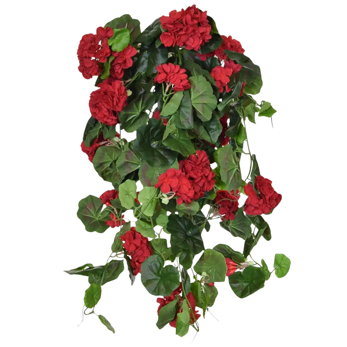 GERANIE Künstliche Geranie - Harm 73 cm - Rot, Kunststoff (73cm) - aplanta