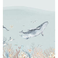 FOTOTAPETE Unterwasserwelt 250 x 279 cm - Blau, Papier (250/279cm) - ESTAhome
