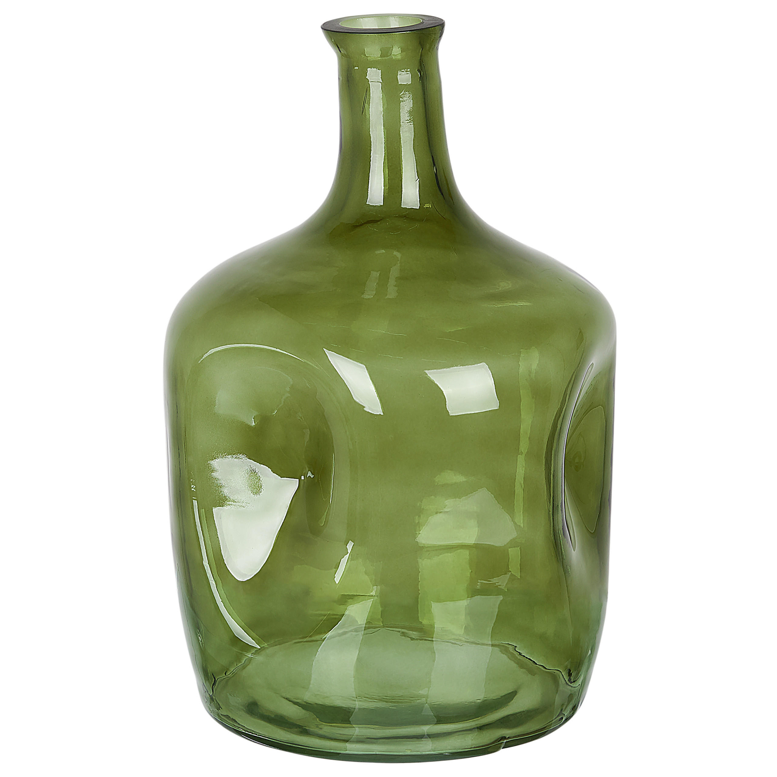 BLUMENVASE Glas grün Kerala - Grün, Glas (30cm) - Beliani
