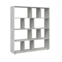 RAUMTEILER Pilar Grau 131.6 x 143 cm - Grau, Holzwerkstoff (131.6/143/29cm) - Vicco