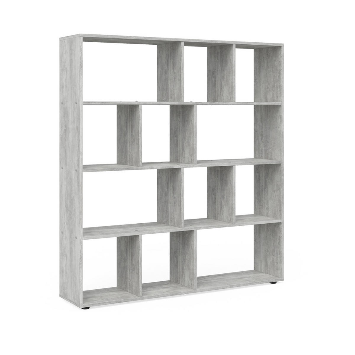 RAUMTEILER Pilar Grau 131.6 x 143 cm - Grau, Holzwerkstoff (131.6/143/29cm) - Vicco