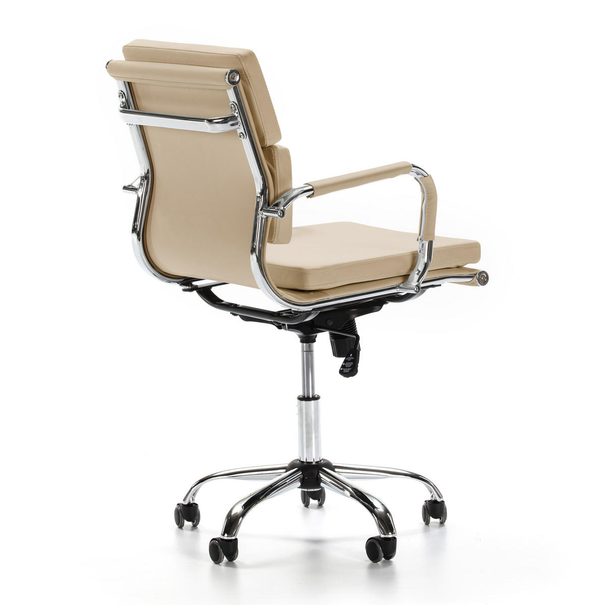 SCAUN ROTATIV Fenix cu funcție de pat, culoare taupe - taupe, blană (63/95/55cm) - VS Venta-stock