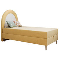 BOXBETT NEST 90/180 Gelb Velvet - H3 - Gelb, Holz/Textil (90/180cm) - MKS