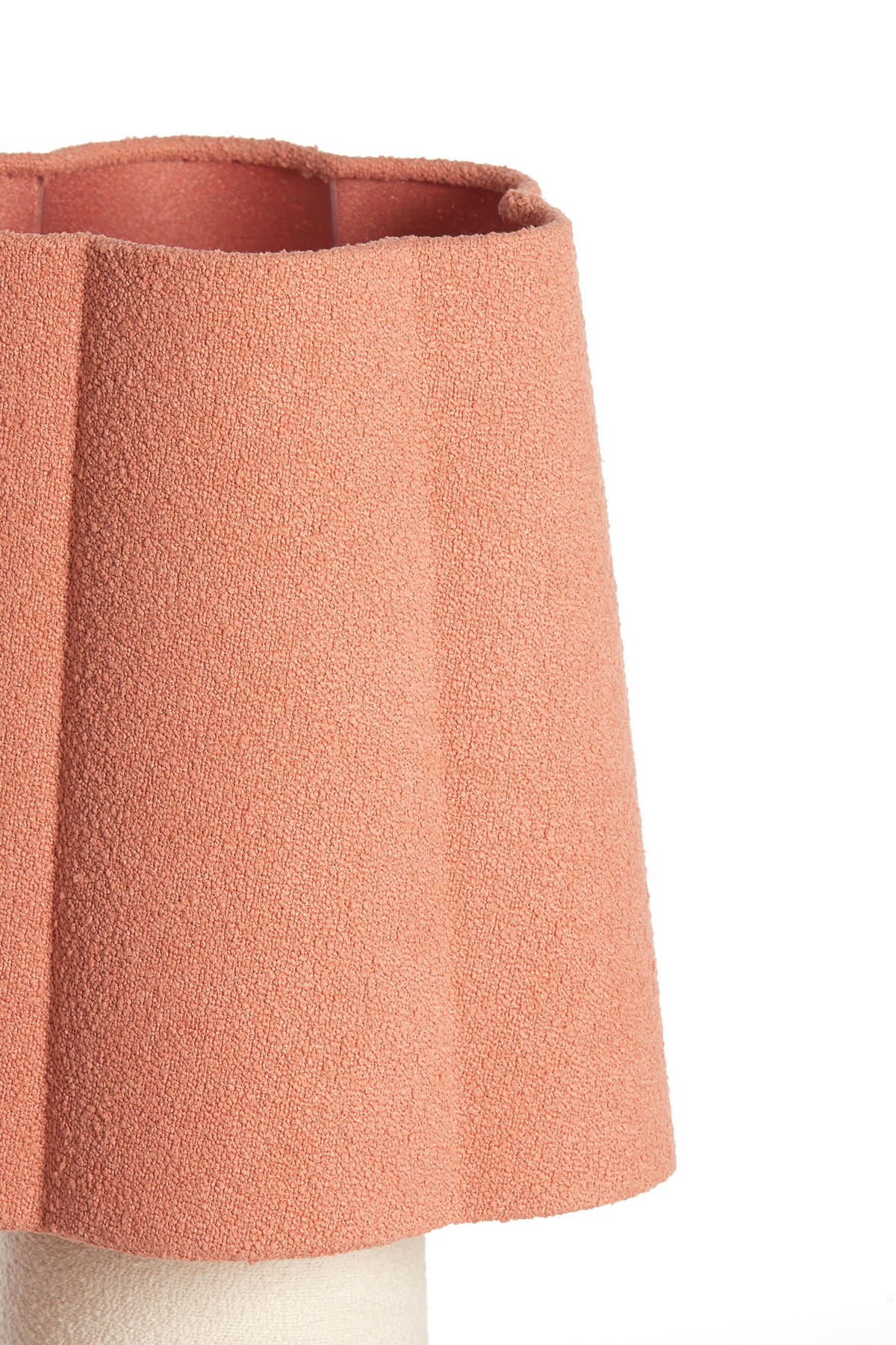 TISCHLAMPE Musaby Rosa Ø25/50 cm - Pink, Textil (25/25/48.5cm) - Light & Living