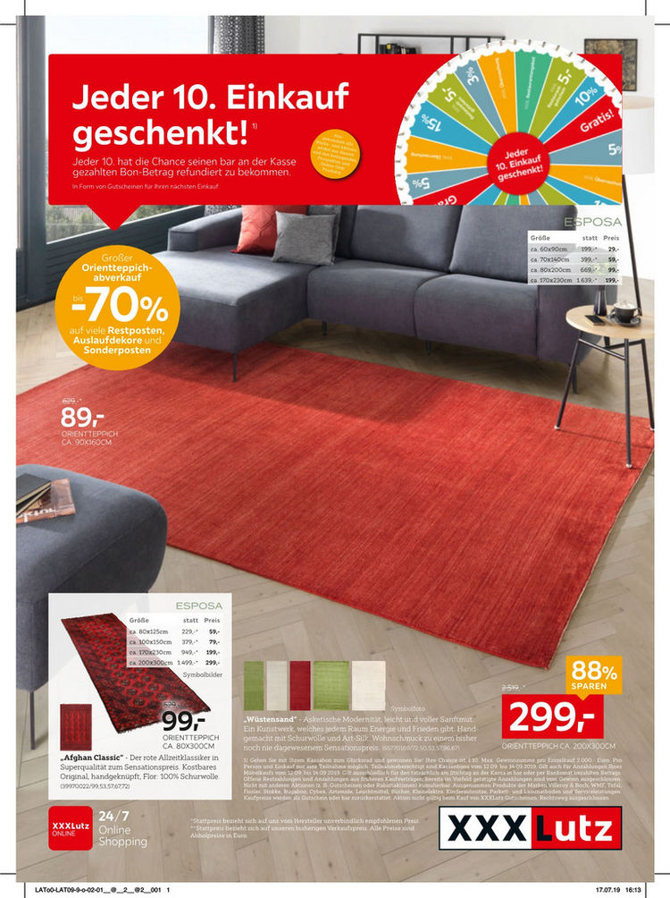 Boden Gutscheinblatt