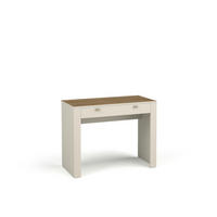 KONSOLENTISCH Mossa Kaschmir, mit Schubladen - Beige, Holzwerkstoff (50/102/79cm) - Bettso