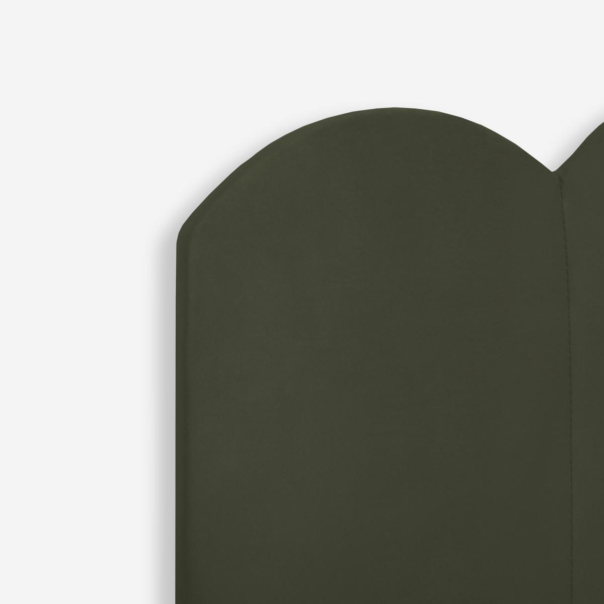 KOPFTEIL aus Salbeigrünem Samt 145/74/3 cm SHELL - Grün, Textil (145/74/3cm) - RNT By Really Nice Things