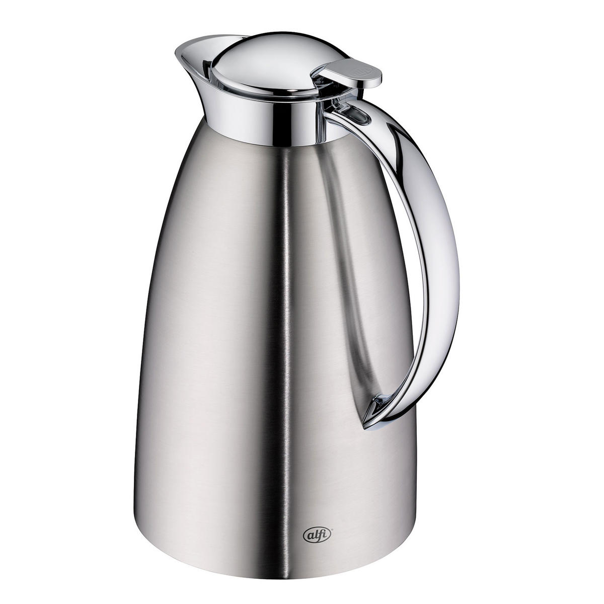 ISOLIERKANNE GUSTO stainless steel mat 1 L - Silberfarben, Metall (1L) - Alfi