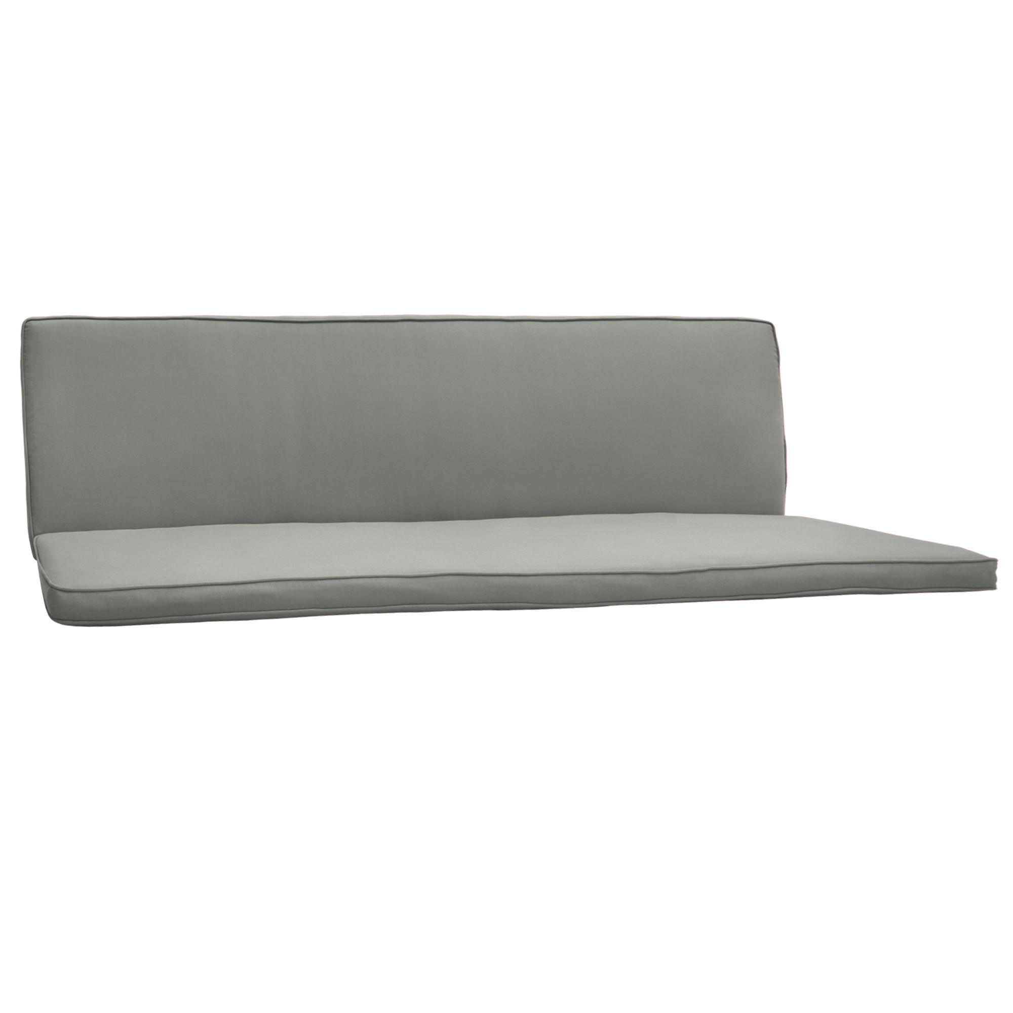 AUFLAGE für Hollywoodschaukel Loft HS - Hellgrau, Textil (50/6/180cm) - Beautissu 