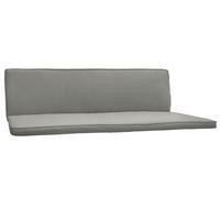AUFLAGE für Hollywoodschaukel Loft HS - Hellgrau, Textil (50/6/180cm) - Beautissu 