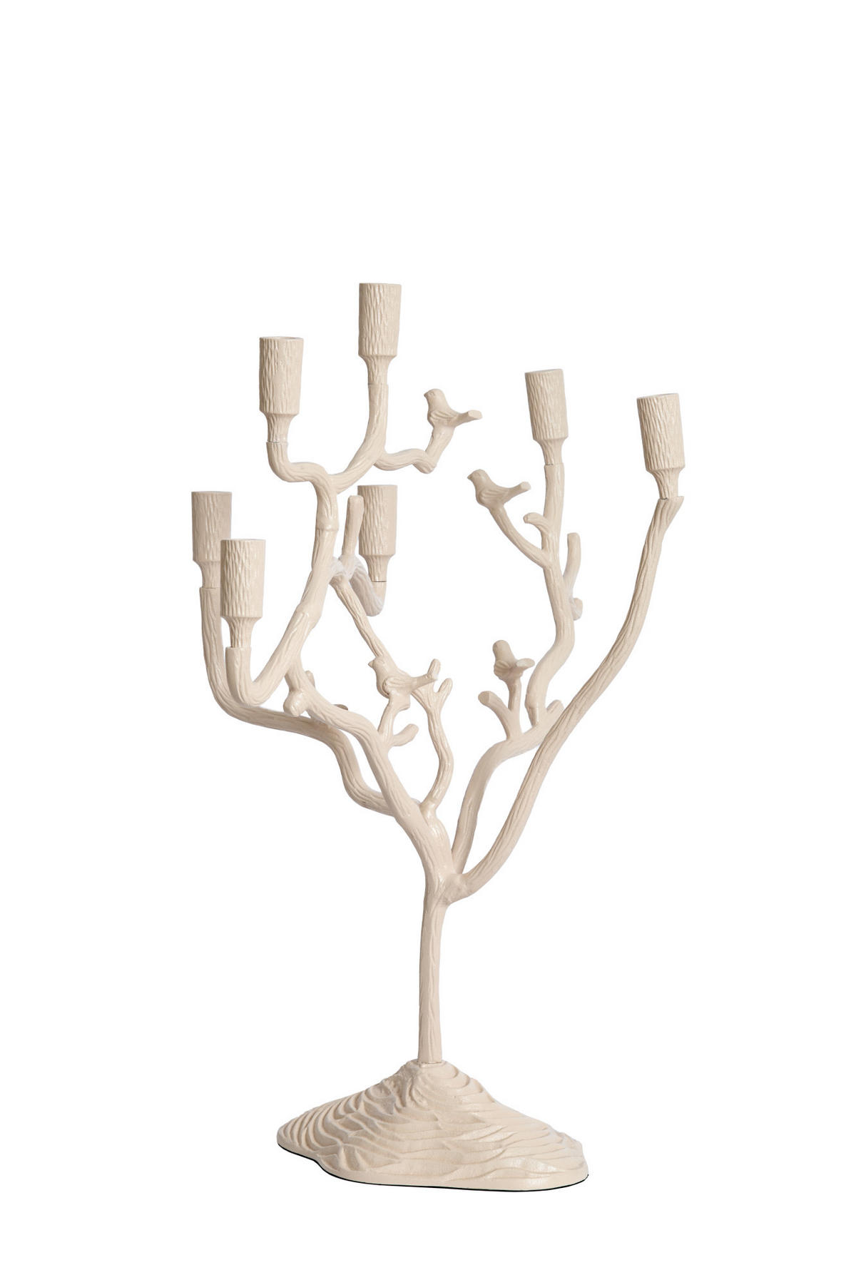 KERZENHALTER Jardia Weiß Ø60/70 cm - Weiß, Metall (35/70/60cm) - Light & Living