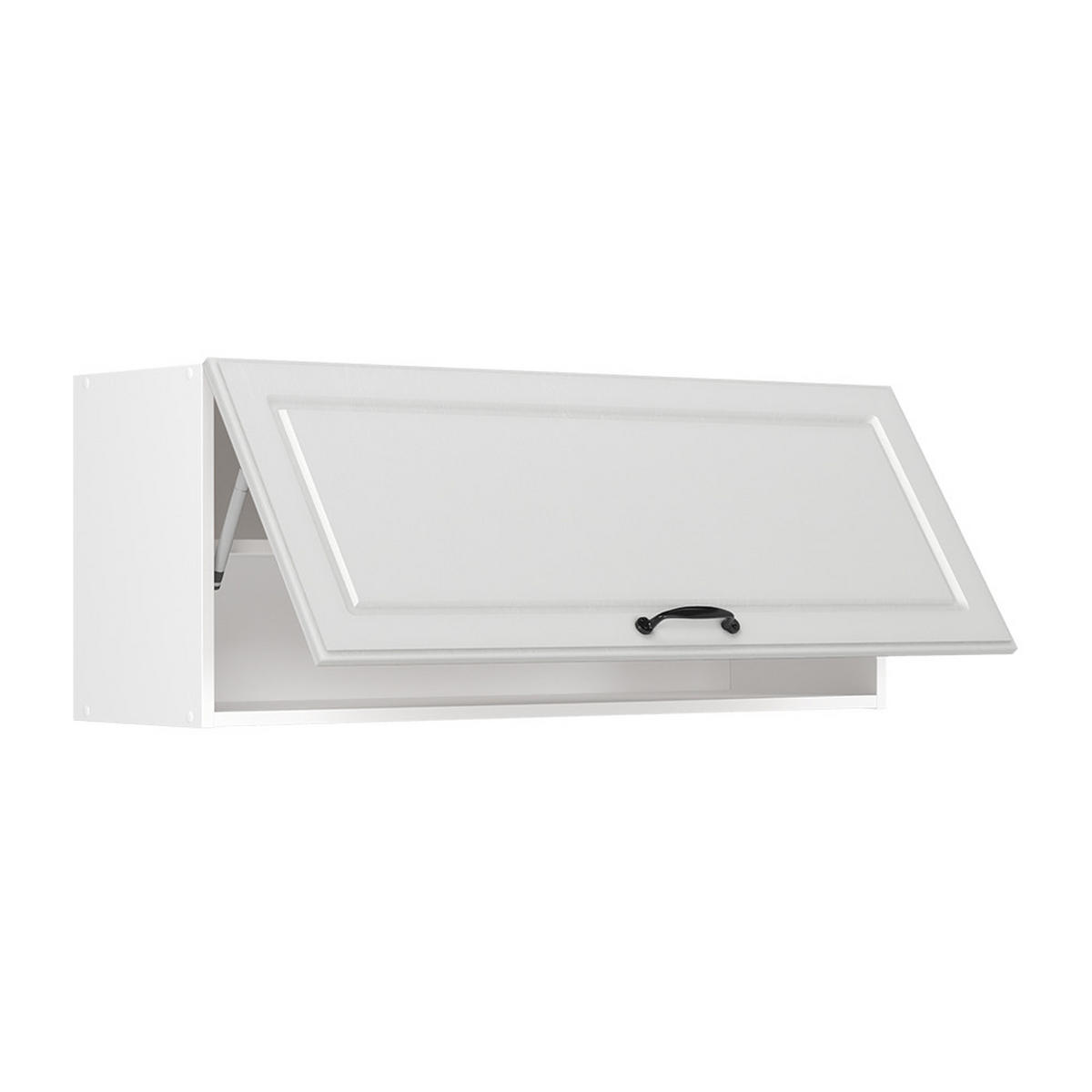 DULAP DE PERETE R-Line, Casă de țară albă/Alb, 100 cm Plat - alb, compozit lemnos (100/40/31cm) - Vicco