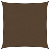 SONNENSEGEL 160 g/m² Braun 2,5x2,5 m HDPE - Braun, Textil (250/250cm) - furnicato