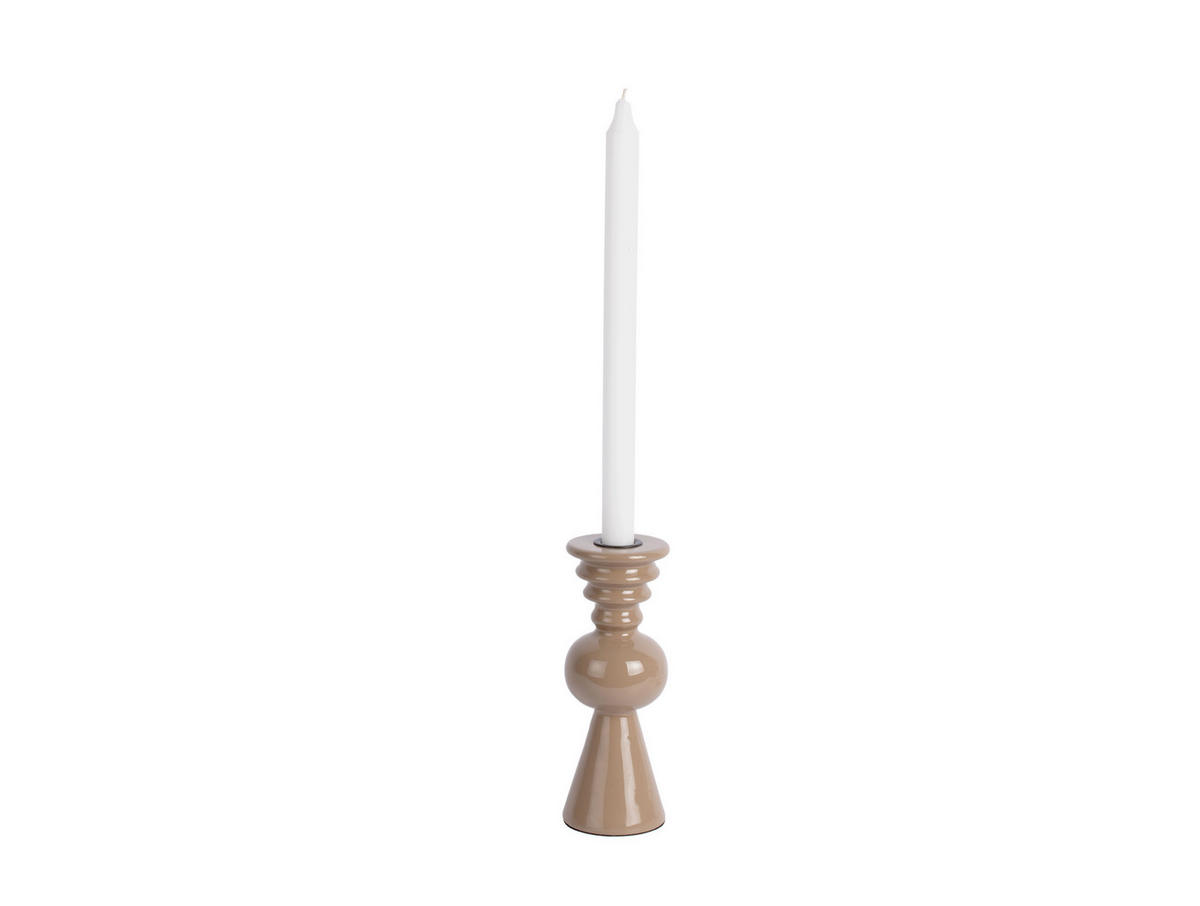 KERZENSTÄNDER Cadiz Globe - Braun - 19 cm - Braun, Holz (7/19/7cm) - Present Time