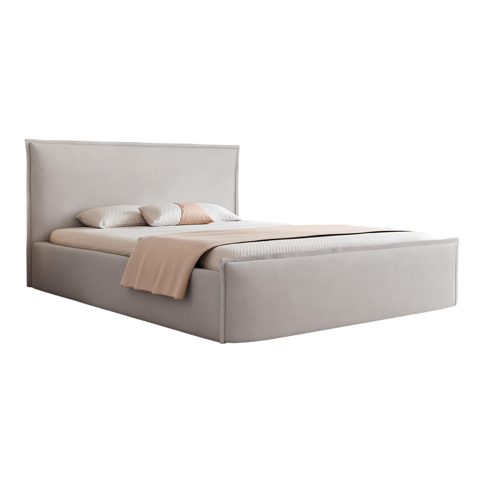 Fedve POLŠTÁŘOVÁ POSTEL ALLBION 140x200 cm, Taupe