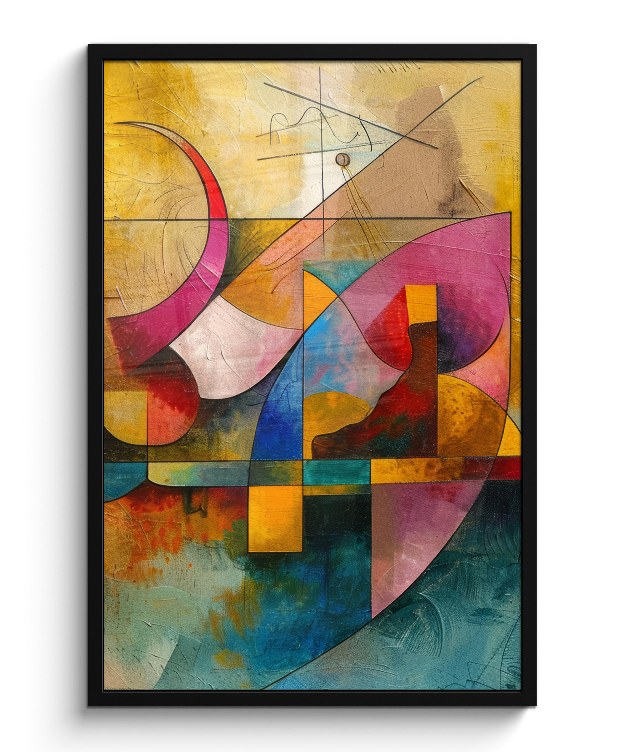 MuchoWow Poster Gelb 60x90 cm
