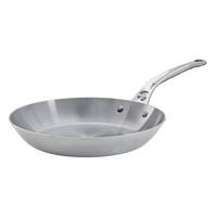 BRATPFANNE B Pro 20 cm - Silberfarben, Metall (20cm) - De Buyer