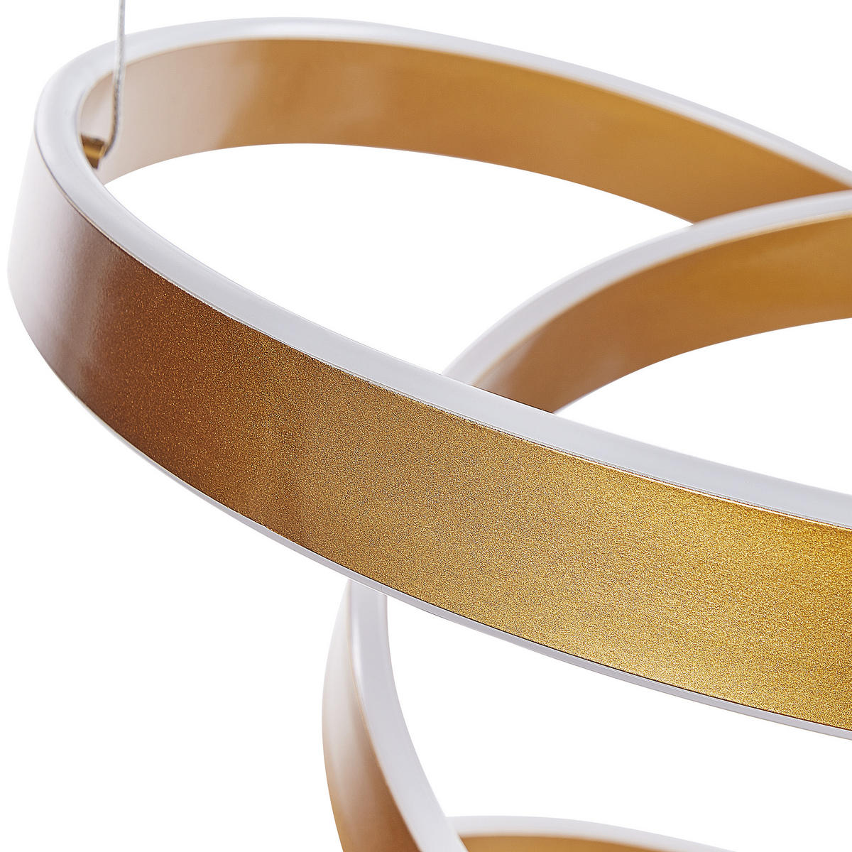 HÄNGELEUCHTE Wanli 50/50/135 cm - Goldfarben, Metall (50/50/135cm) - Beliani