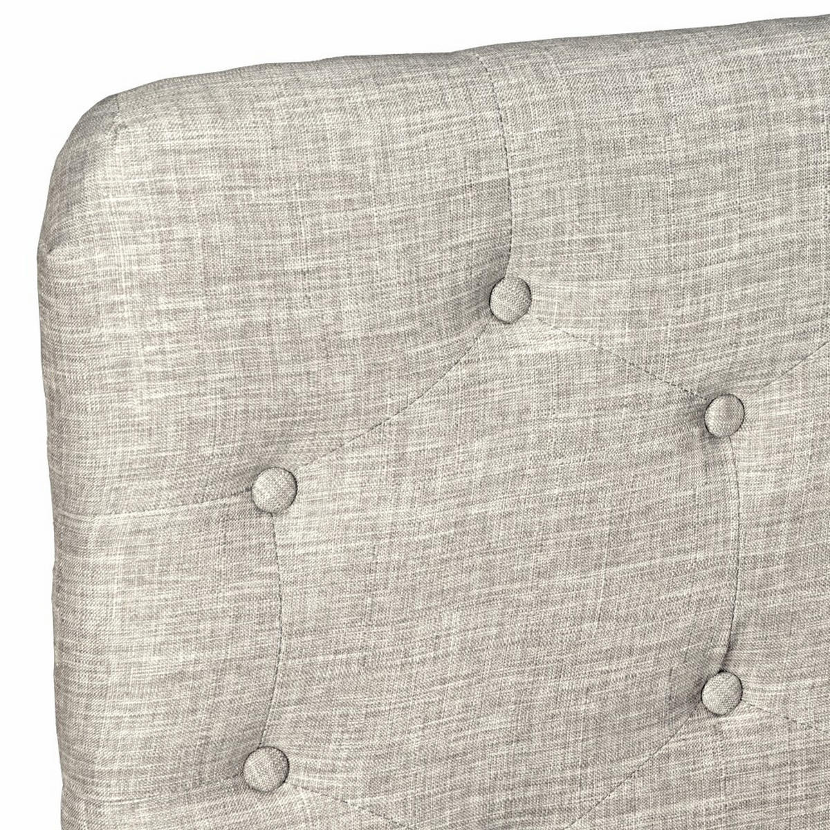 BETT EDEN/ 160x200 cm mit Lattenrost, Hell grau - Hellgrau, Holzwerkstoff (160/200cm) - Weber Industries