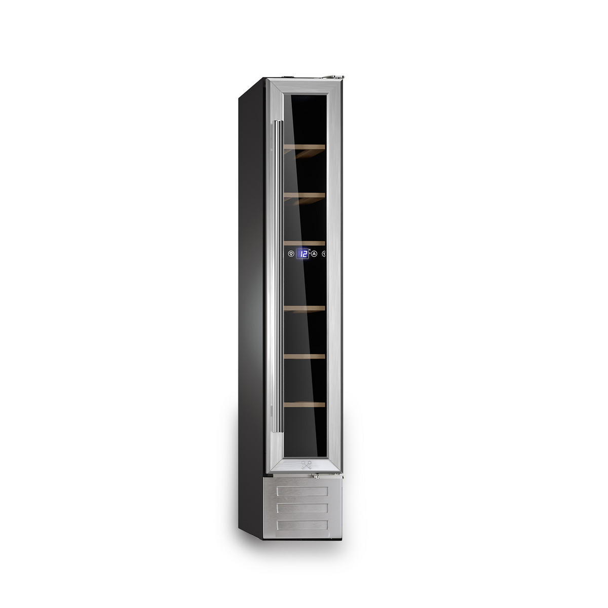 WEINKÜHLSCHRANK CAVSE7 Schwarz, 7 Flaschen , Kapazität 22L - Schwarz, Metall (14.5/87/52.5cm) - Les Petits Champs