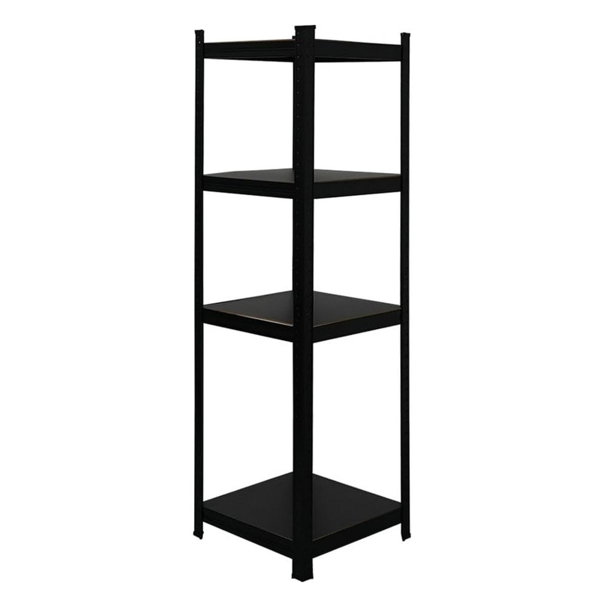SCHWERLASTREGAL Ragnar All Black Series 3er-Set mit 3x 150x45x45 cm Fachlast 100 kg Matt Schwarz - Schwarz, Metall (135/150/45cm) - PROREGAL